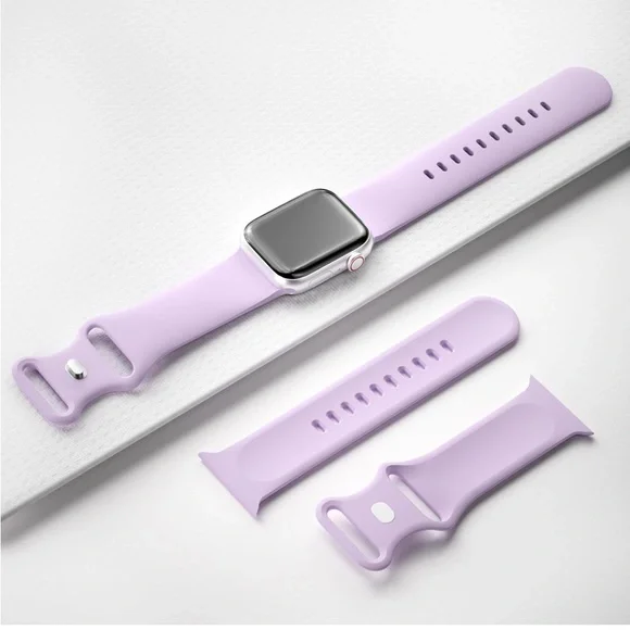 Extra Wide Silicone Bands Compatible with Apple Watch 38mm 40mm 41mm - Picture 3 of 4